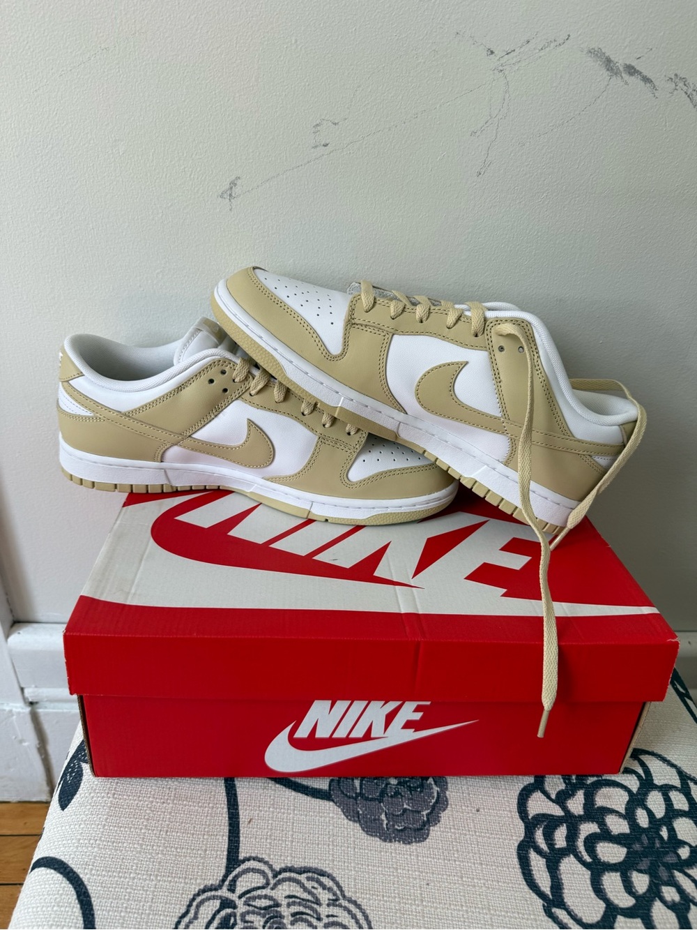 Nike Dunk Low Team Gold Men’s Size 10.5 White/Team Gold DV0833-100 New w/ Box